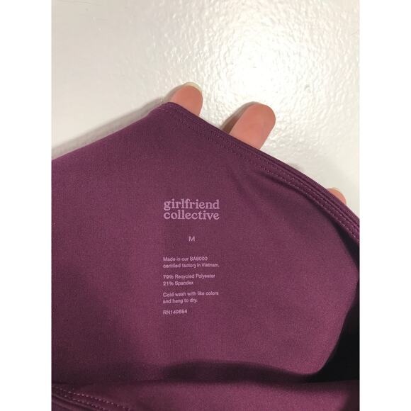 New Girlfriend Collective Women's Bianca Athletic One Shoulder Sports Bra Gym - Picture 8 of 9